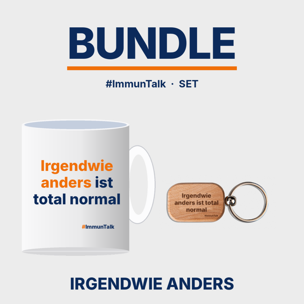 Bundle „Irgendwie anders" – Tasse + Schlüsselanhänger