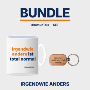 Bundle „Irgendwie anders" – Tasse + Schlüsselanhänger