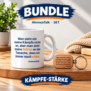 Bundle „Kämpfe & Stärke" – Tasse + Schlüsselanhänger