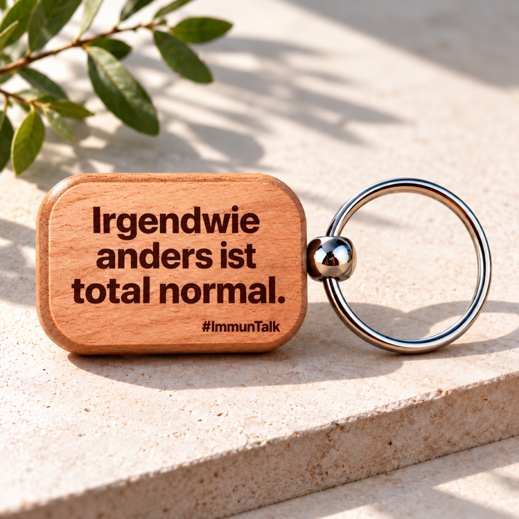 Schlüsselanhänger „Irgendwie anders" (Gravur)